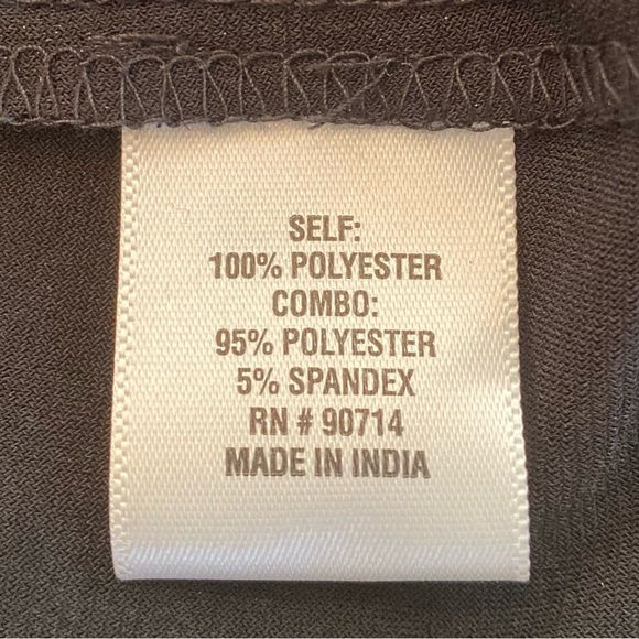 Badgley Mischka black silver embellished blouse size S - Picture 6 of 7